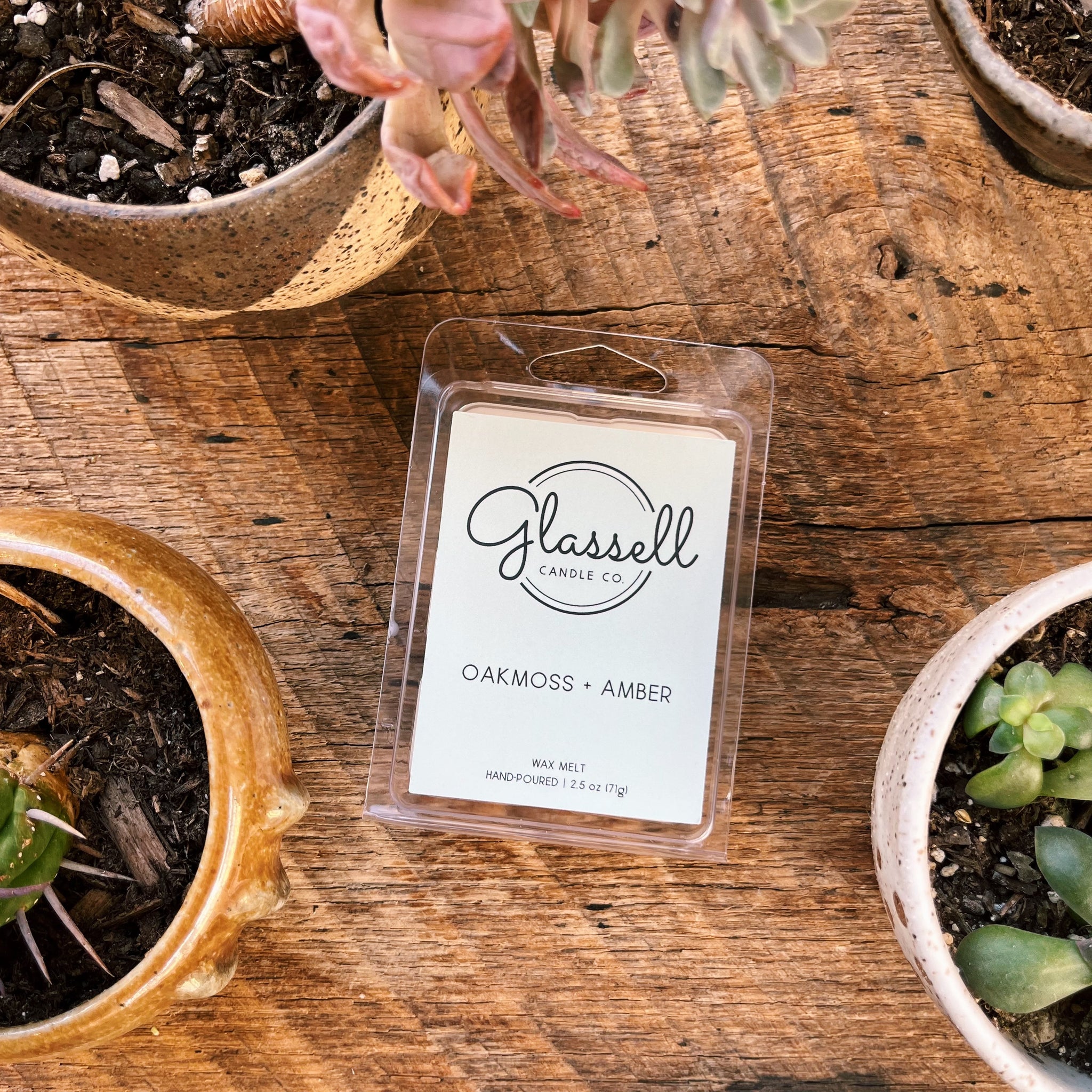 Oakmoss + Amber Wax Melts